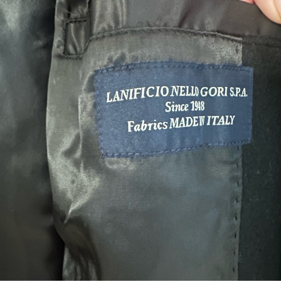 Quince Women’s Elegant Black Double Breasted Coat Virgin Wool Blend Sz L NWT - Picture 6 of 9